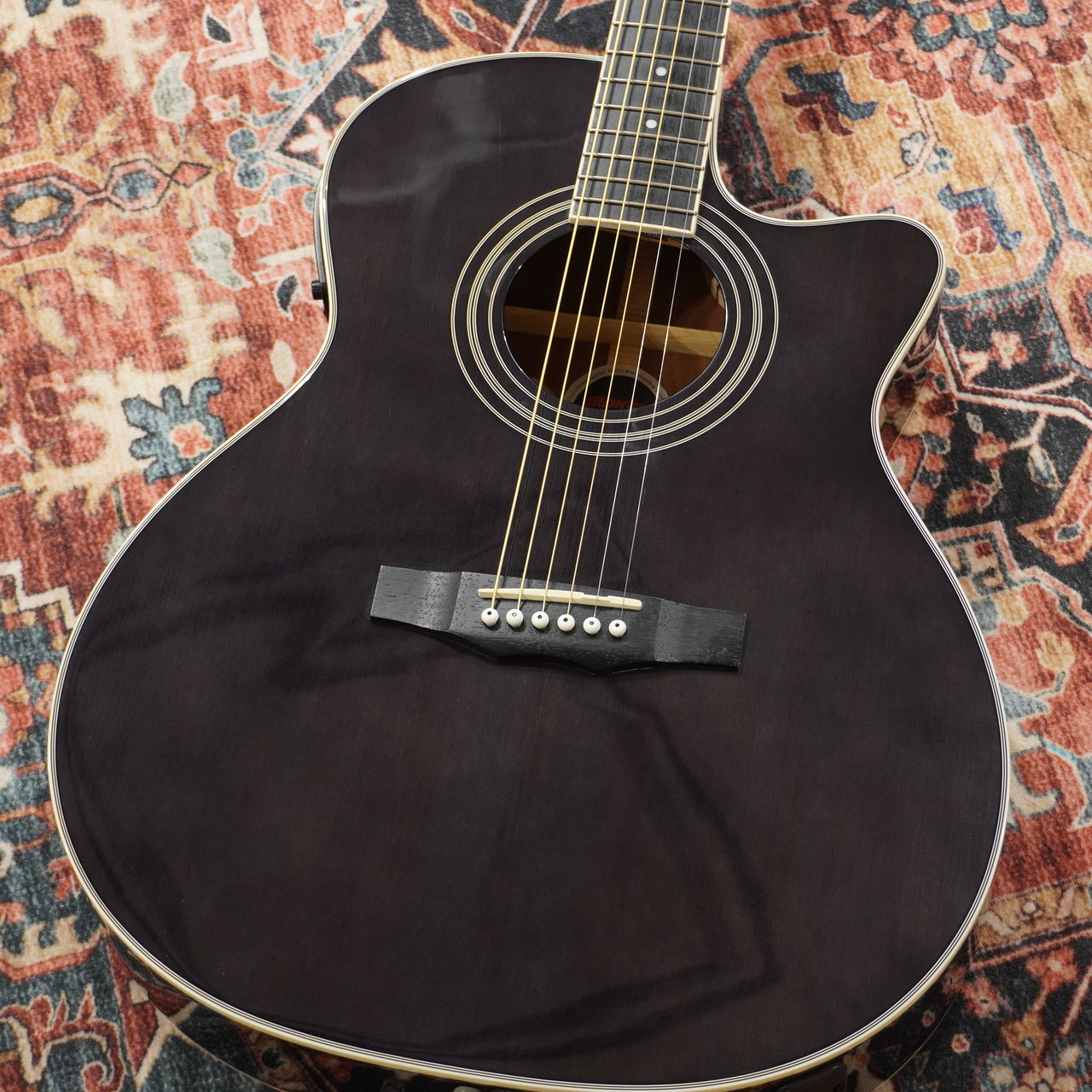 Morris R-401 TS アコースティックギター エレアコ　アコギ MORRIS ( モーリス ) G-401 BK 送料無料 | サウンドハウス