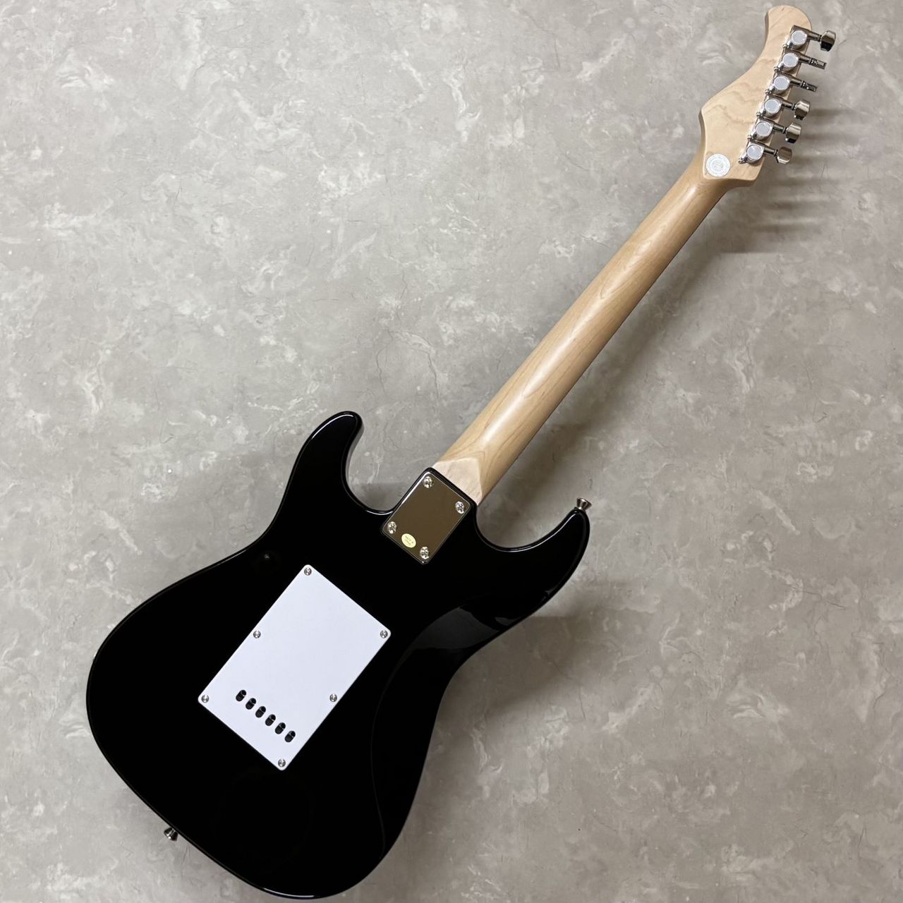 ミニエレキギター Bacchus GS-Mini ストラトキャスター 黒 美品 Bacchus GS-Mini BLK エレキギター 初心者14点セット 【充電式