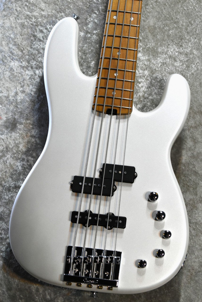 Charvel Pro-Mod San Dimas Bass PJ V -Platinum Pearl