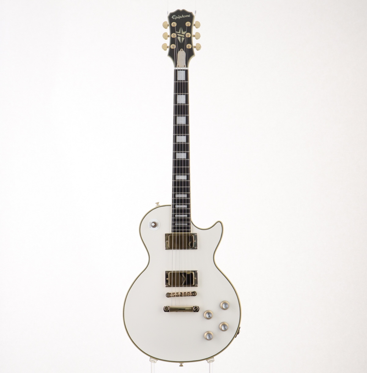 ギター epiphone Bjorn Gelotte Les Paul Custom Epiphone BJORN GELOTTE Les Paul Custom White 【御茶ノ水本店