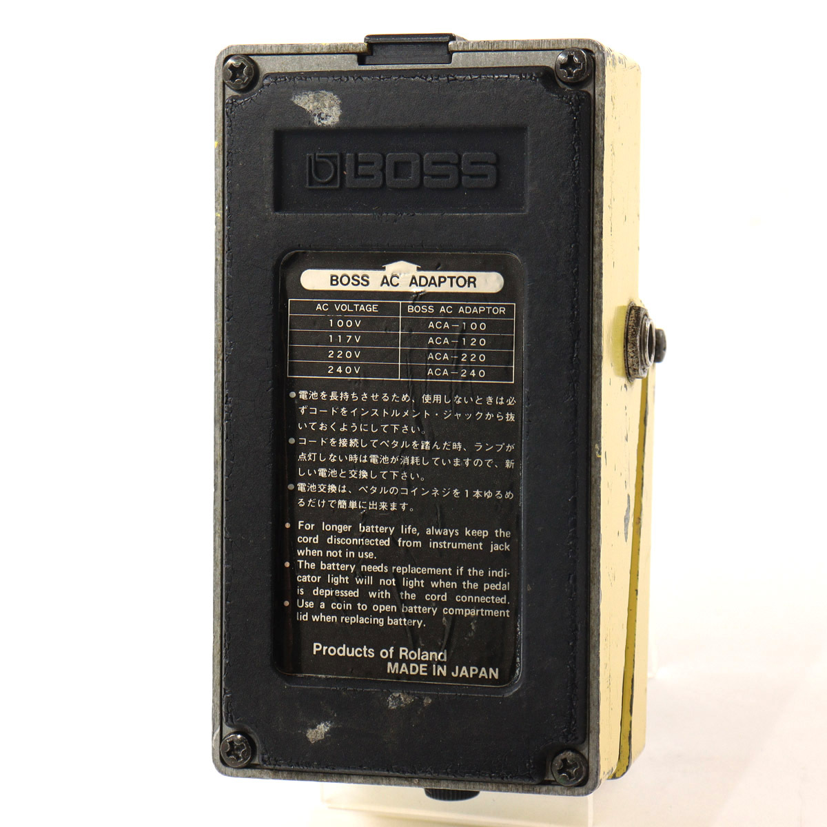 Boss SD-1 初年度 1981年 日本製 NEC C4558C 中古】BOSS / SD-1 / Super Over Drive / Made in Japan / NEC C4558C