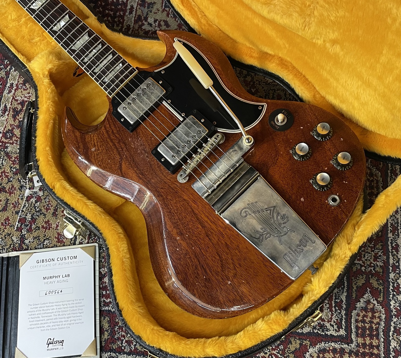 Gibson Custom Shop Murphy LAB 1964 SG Standard w/Maestro Faded