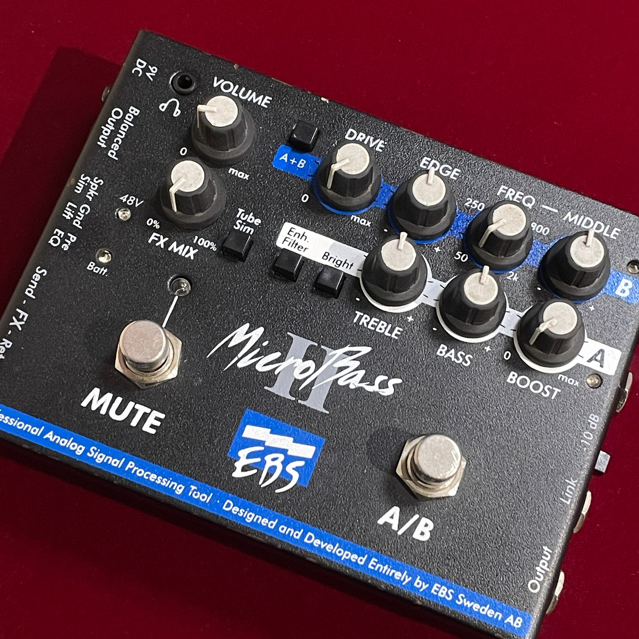 EBS Micro Bass II ベースプリアンプ-