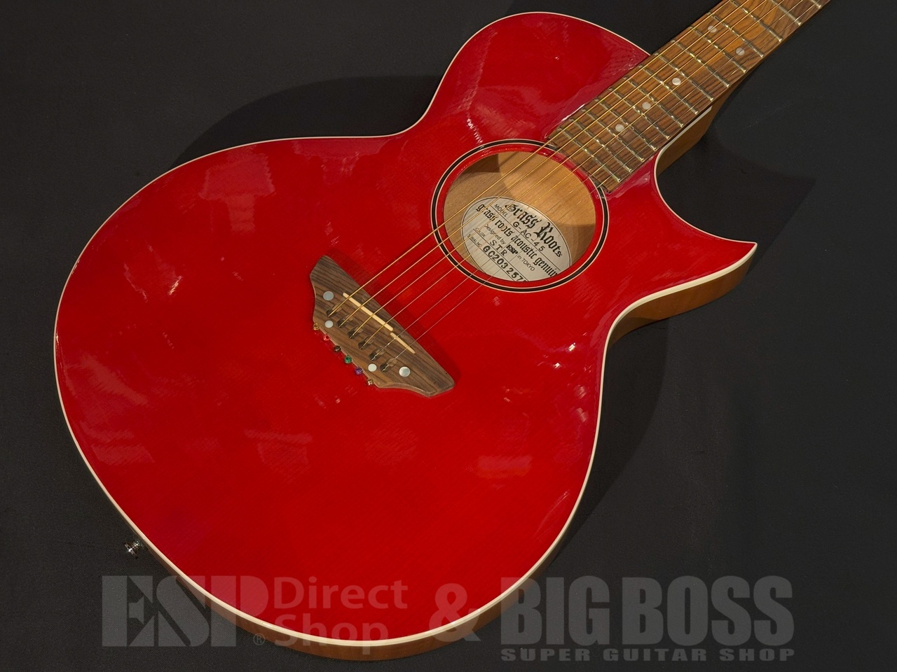 GrassRoots G-AC-45 See Thru Red（新品/送料無料）【楽器検索