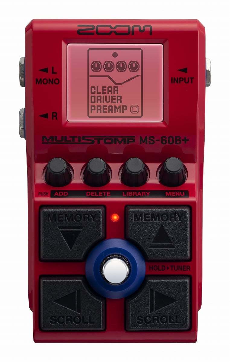 ZOOM MS-60B+ MultiStomp Bass Pedal ベース用 マルチエフェクター ...