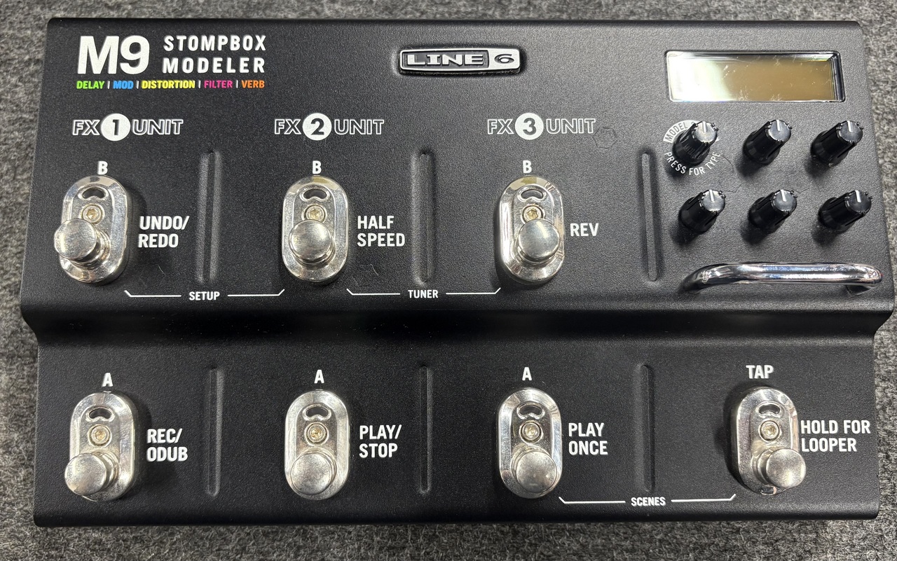 カ*ス様 Line 6/ M9 Stompbox Modeler ACアダプタ付 LINE 6 M9 STOMPBOX MODELER 【USED】【アダプター付属】（中古