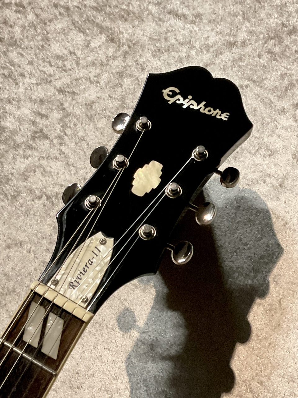 epiphone riviera ii ダンカンMOD 美品 大得価，正規品 Epiphone Epiphone Riviera II 2010年製 Riviera II 2010年