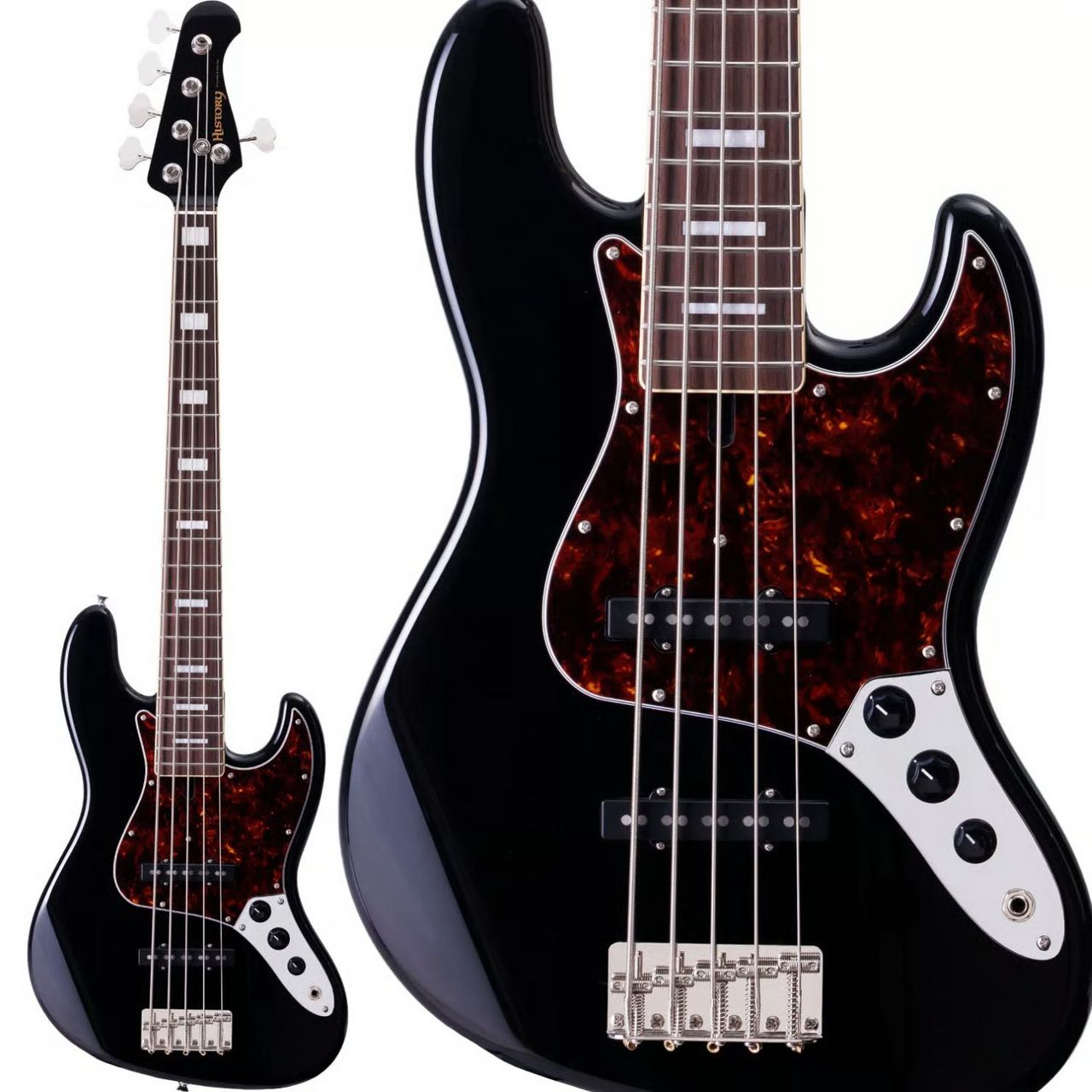 HISTORY HJB5V-Standard BLK 5弦ベース（新品/送料無料）【楽器検索