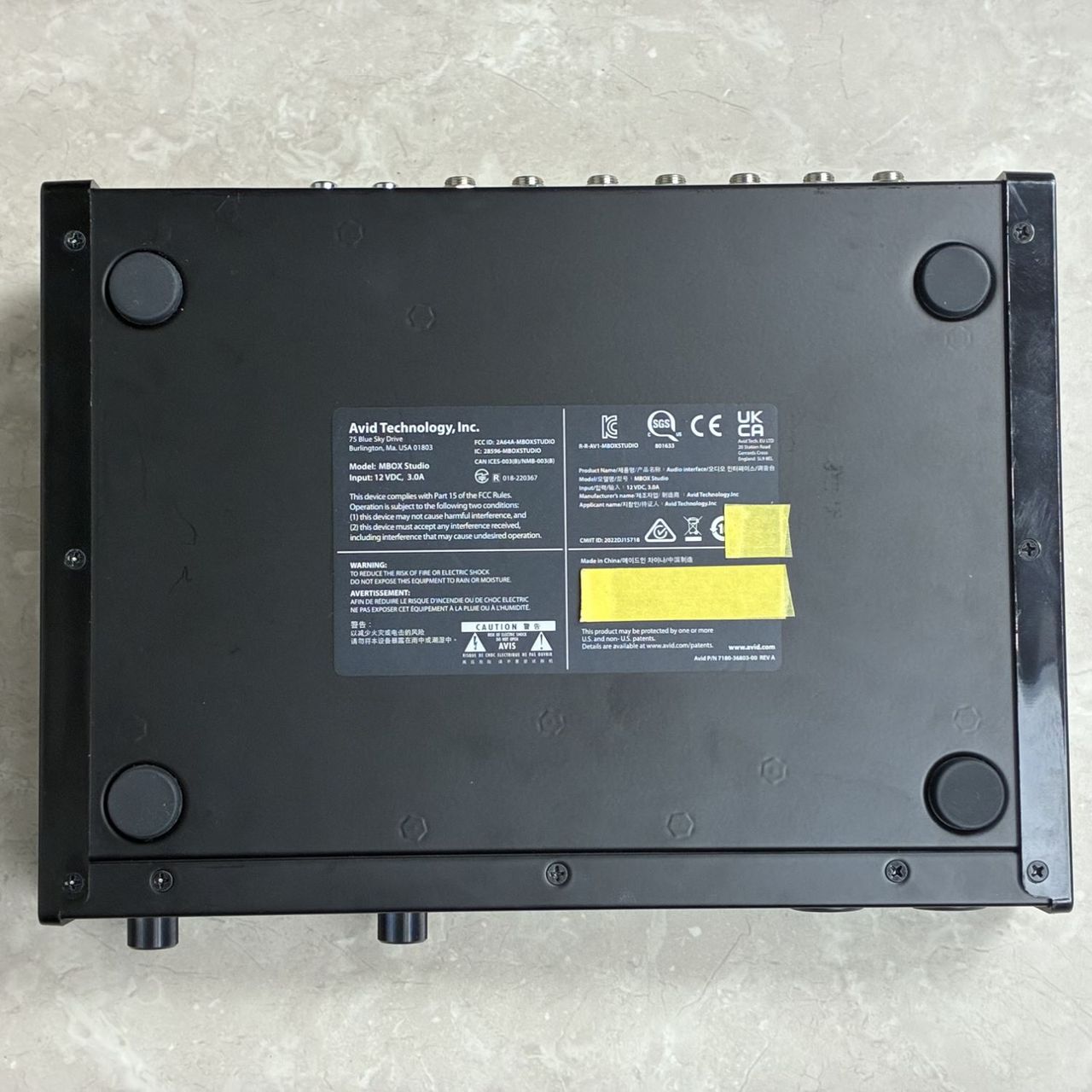 Avid 【数量限定特価】MBOX STUDIO オーディオインターフェイス【現物