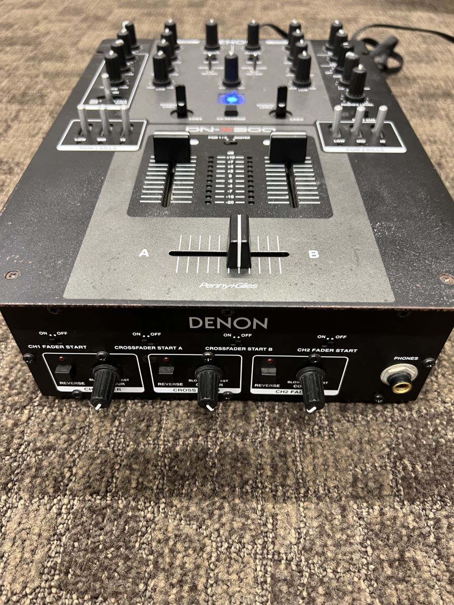 DENON DN-X300 DJミキサー アダプター付き