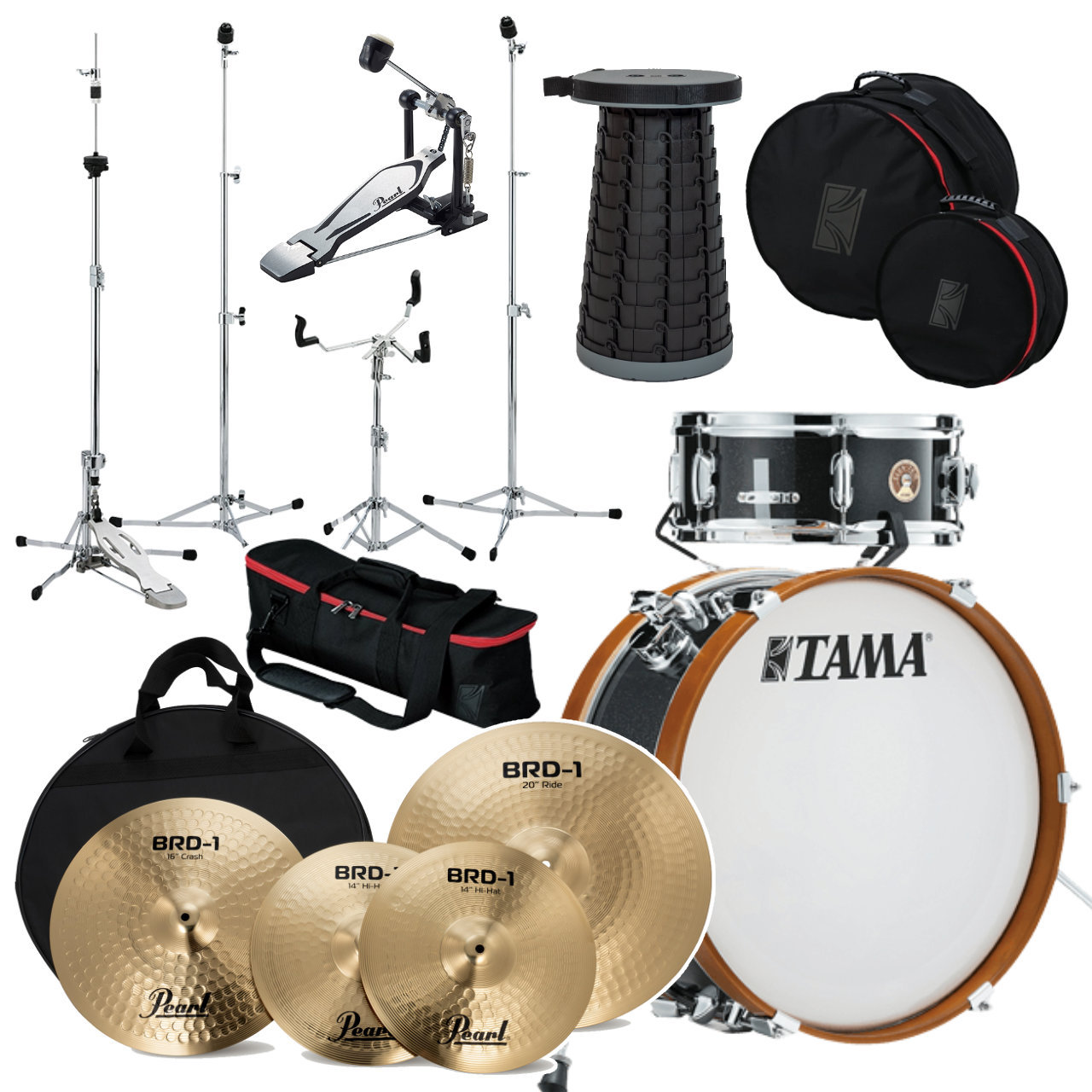 Tama LJK28S-CCM [Club-JAM Mini Kit コンプリートセット]【ローン分割