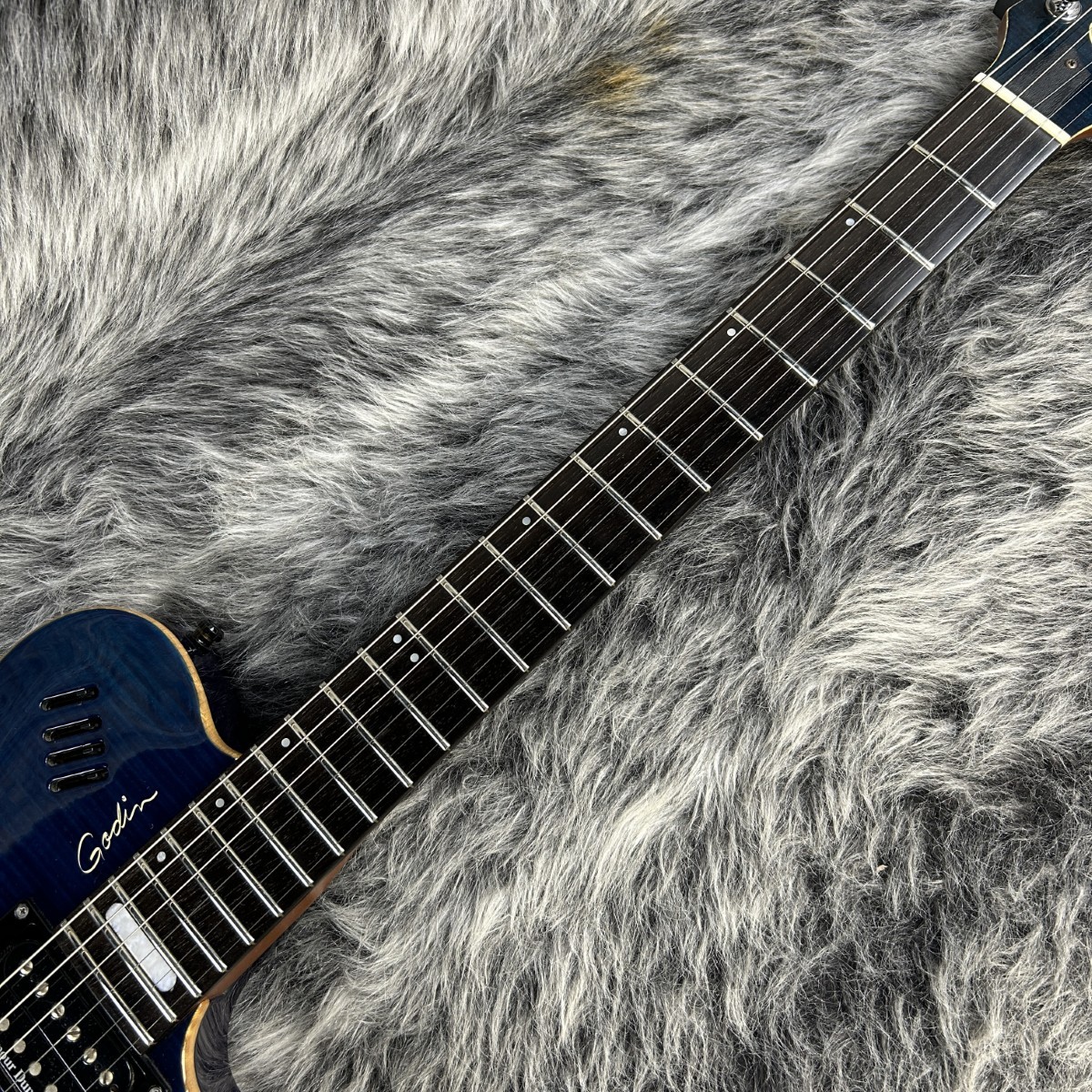 ギター GODIN LGXT Trans Blue Flame AAA SF GODIN LGXT Trans Blue Flame AAA SF Godin LGX Trans Blue 1995 (03