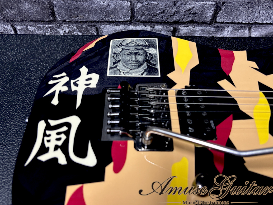 LTD GL-200K # BLK w/ Kamikaze Graphic 2012年製【George Lynch