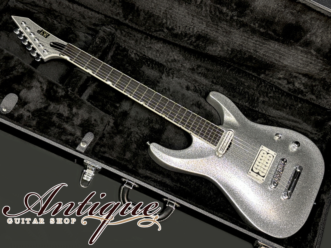 マリ ESP HORIZON 330H/TM 2025 Silver Sparkle MH w/White Dimarzio