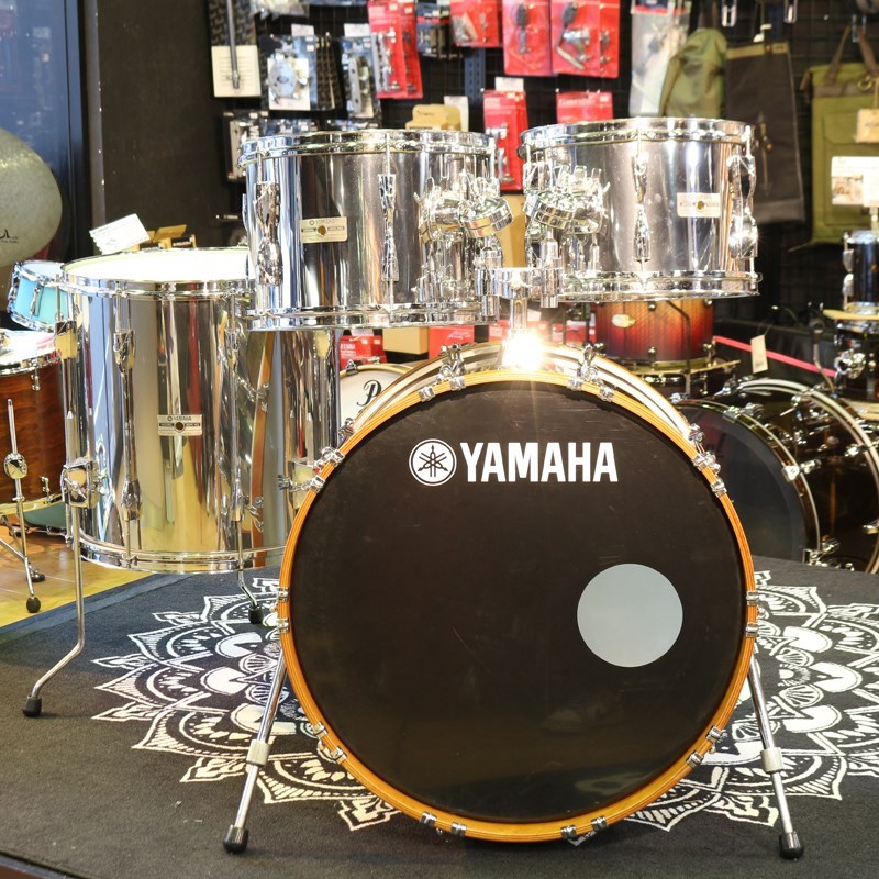 ヤマハドラム4点セット YD‐9000A カバリング換装、パーツ換装、程度