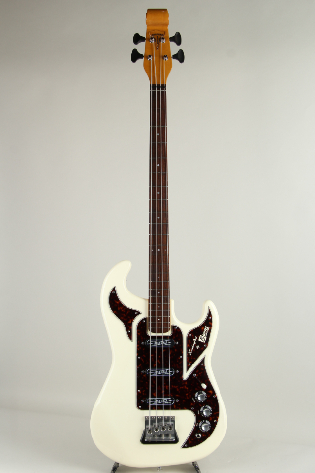 英国ヴィンテージ ♤ ホワイトビスクのハンドベース17cm ♤ ポートメイリオン Burns London Shadows Bass 1964 Reissue White（中古）【楽器検索