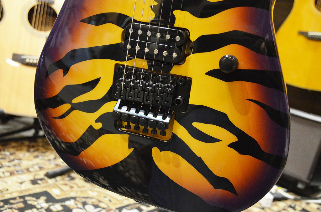 EDWARDS E-PURPLE TIGER Purple Sunburst Tiger Graphic（新品）【楽器