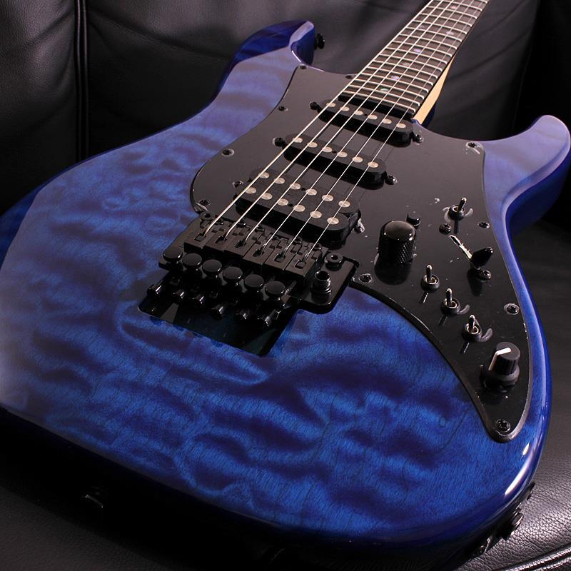 James Tyler Studio Elite Quilted Maple Top Transparent Royal Blue