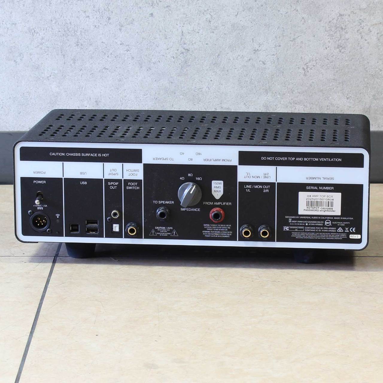 Universal Audio OX Amp Top Box（中古/送料無料）【楽器検索