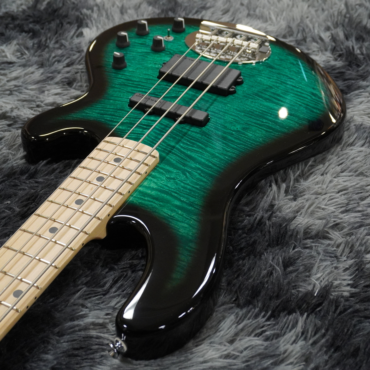 Lakland SL44-94 Deluxe Maple Teal Green Sunburst -Shoreline Series