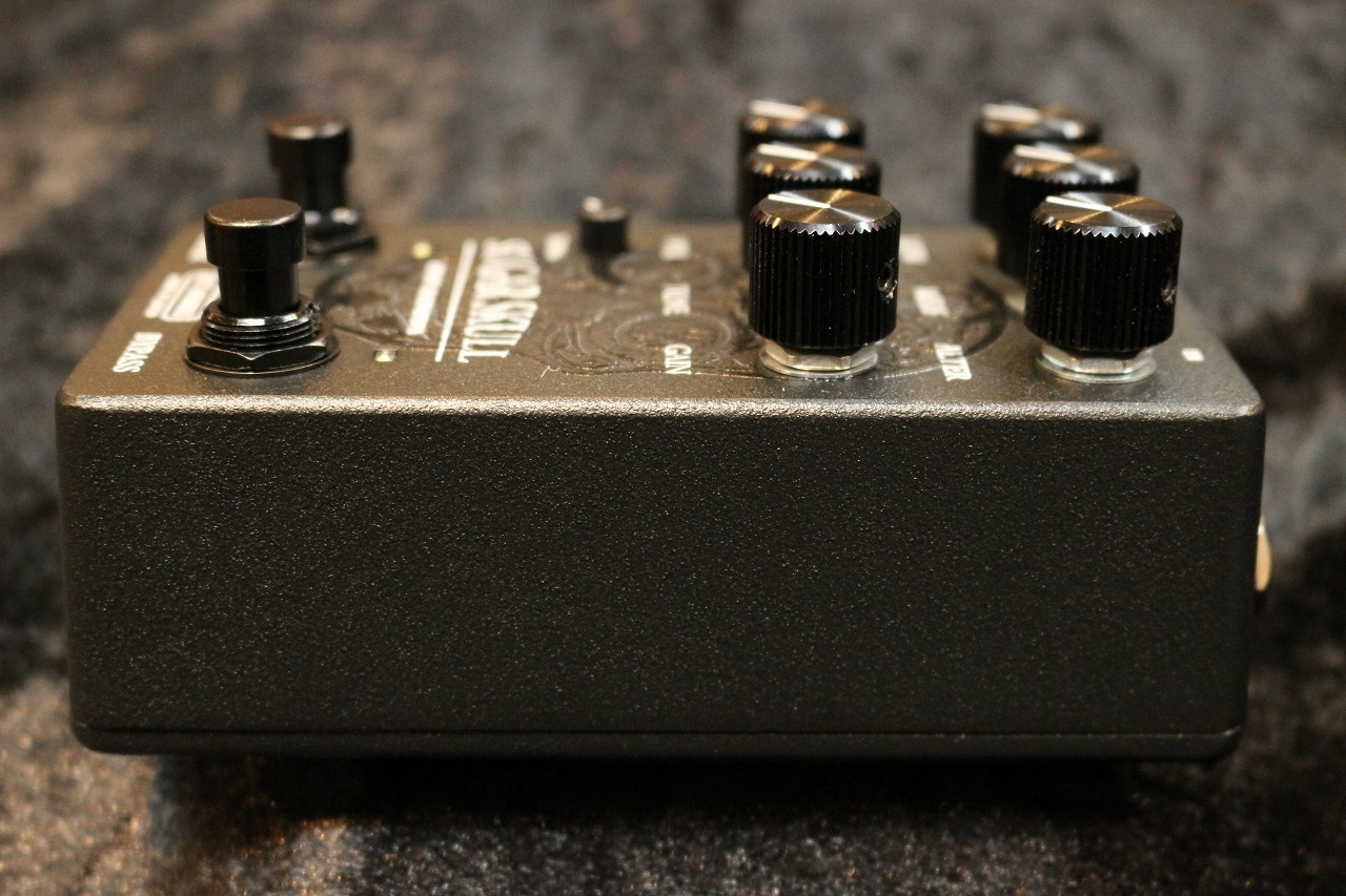 HTJ-WORKS SUGAR SKULL HEAVY DISTORTION / ALL BLACK SKULL【送料無料