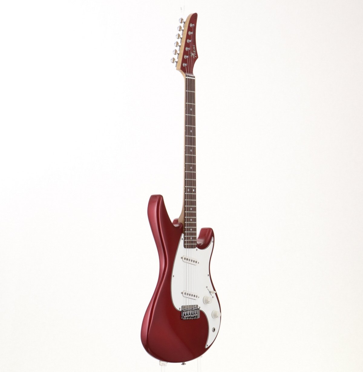エレキギター メタリックレッド 3ピックアップ エレキギター
