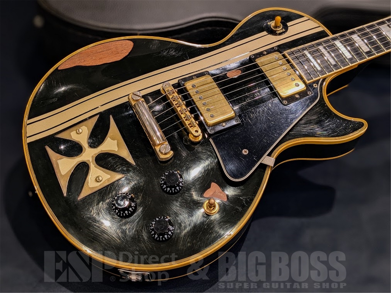 最終価格です　ビンテージGibson Les Paul ブラック ハードケース付 Gibson Reissue Series 1957 Les Paul Custom Black Beauty 【Iron
