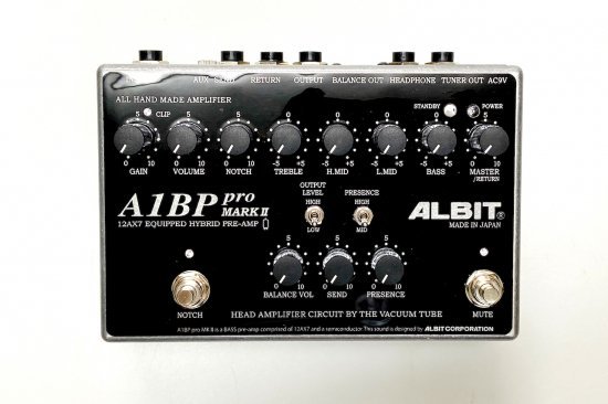 ALBIT A1BP pro MARK II ベース用プリアンプ/DI【送料無料】（新品