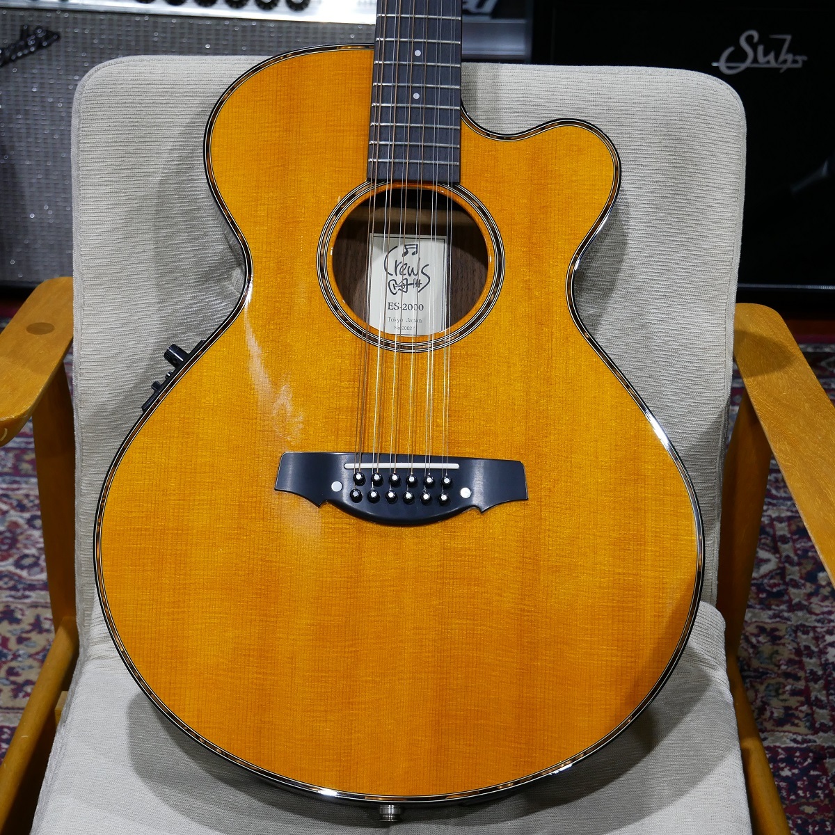 Crews Maniac Sound ES-2000 / Natural Yellow 【12弦エレアコ