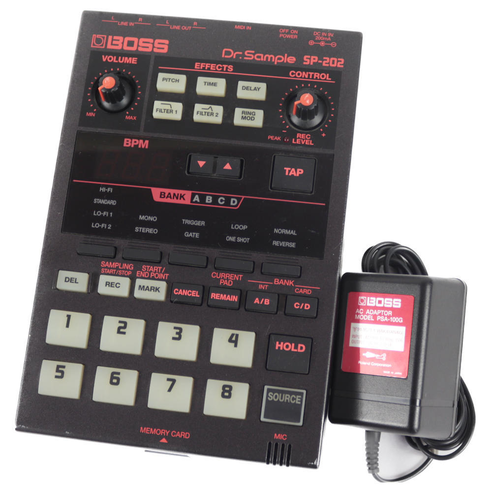 VINTAGE ROLAND BOSS SP-202 DR SAMPLE SP-202 SAMPLER DJ DRUM
