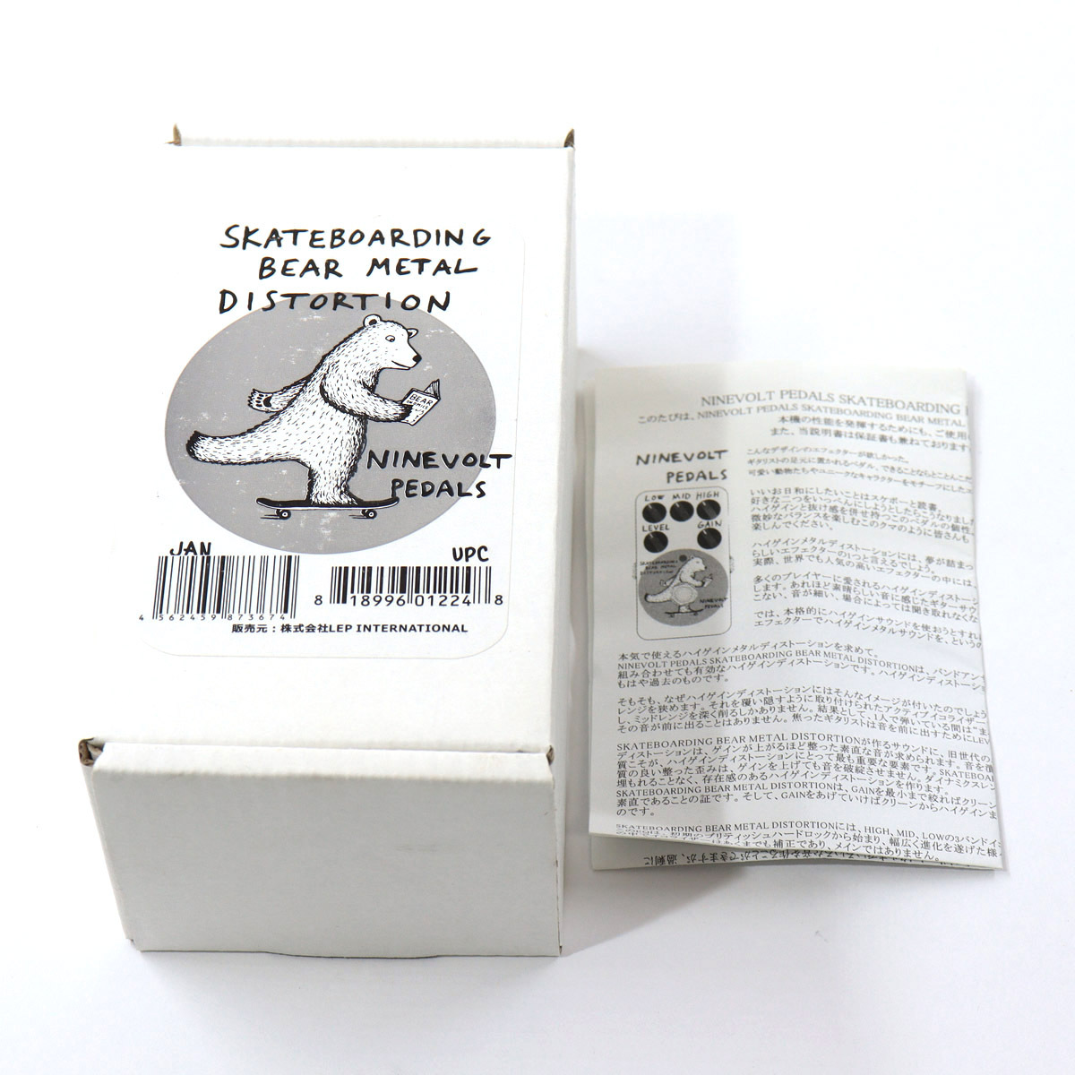 NINEVOLT PEDALS Skateboarding Bear Metal Distortion 【池袋店