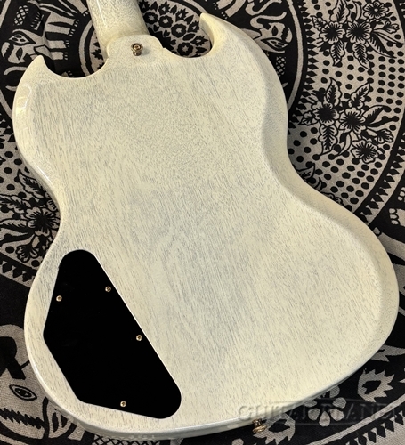 Gibson Custom Shop SG Elegant Quilt White Widow Trans-2003USED