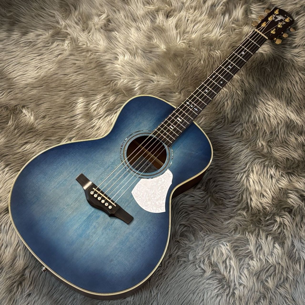 K.Yairi SBM-MH1 E BMB (ブルームーンバースト) エレアコギター トップ