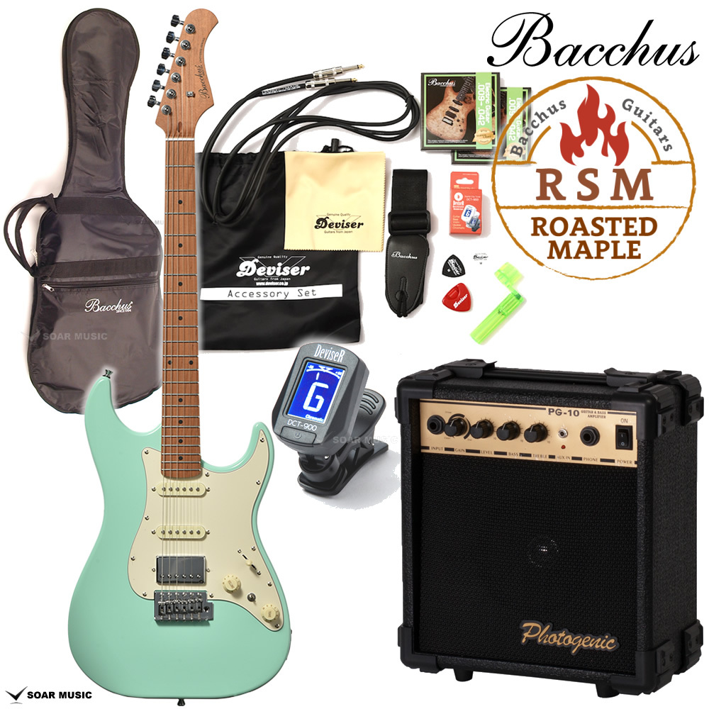 Bacchus GS-2DX RSM/M SFB 初心者セット（新品/送料無料）【楽器検索