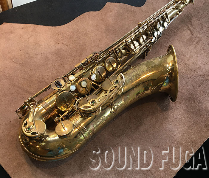 A.SELMER　マーク６　テナーサックス　22万番台　High F#キーレス H. Selmer H.SELMER MARK VI 22万番台 オリジナルラッカーHigh F#キー