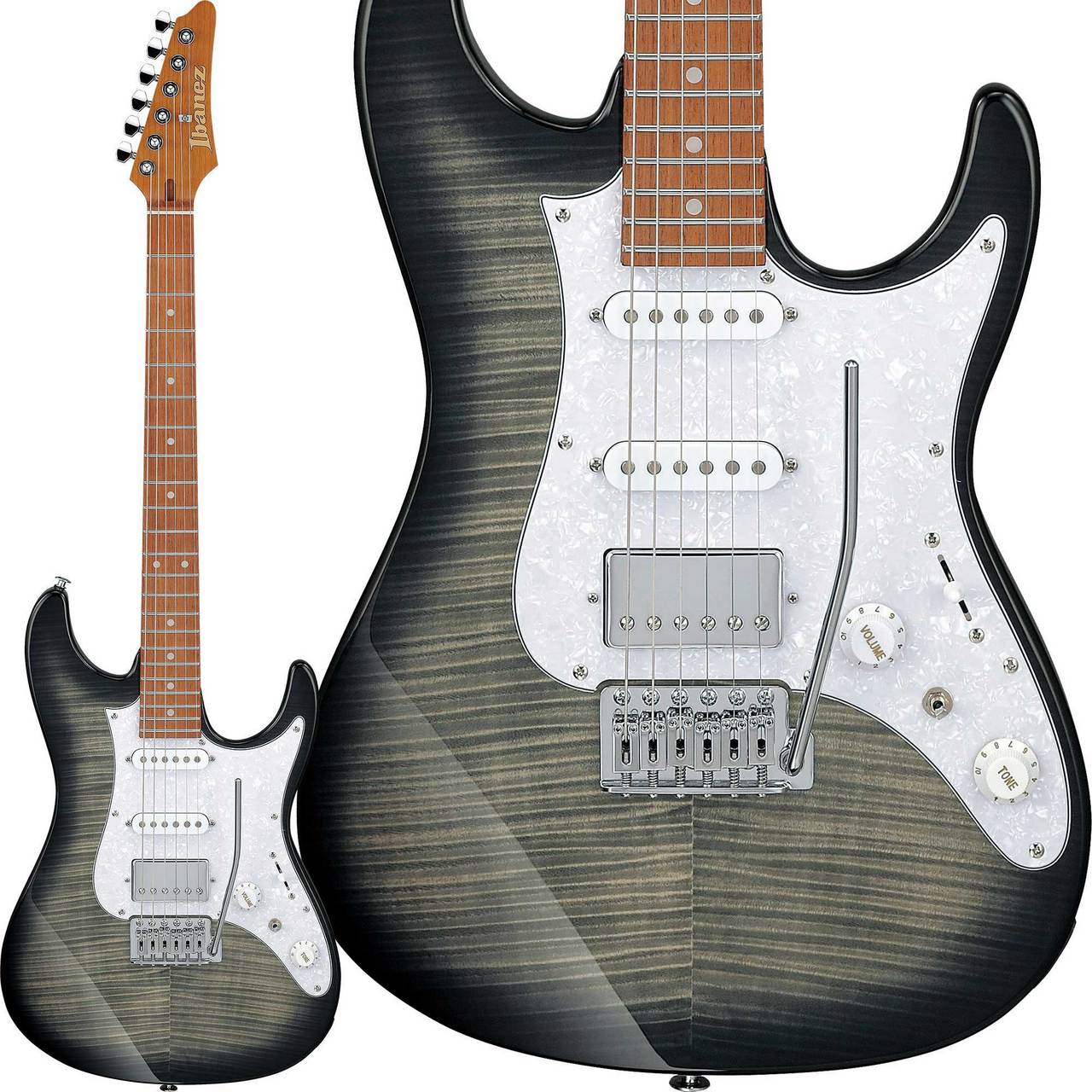 独創的 (Transparent TKS AZ22S1F Ibanez Black エレキギター Sunburst) カウンターテーブル・ハイテーブル