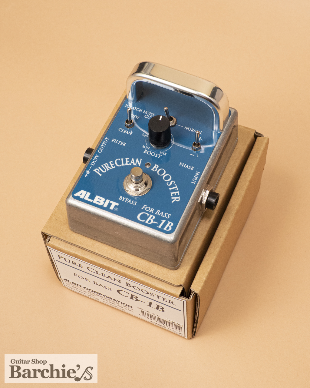 ALBIT PURE CLEAN BOOSTER FOR BASS / CB-1B（中古）【楽器検索