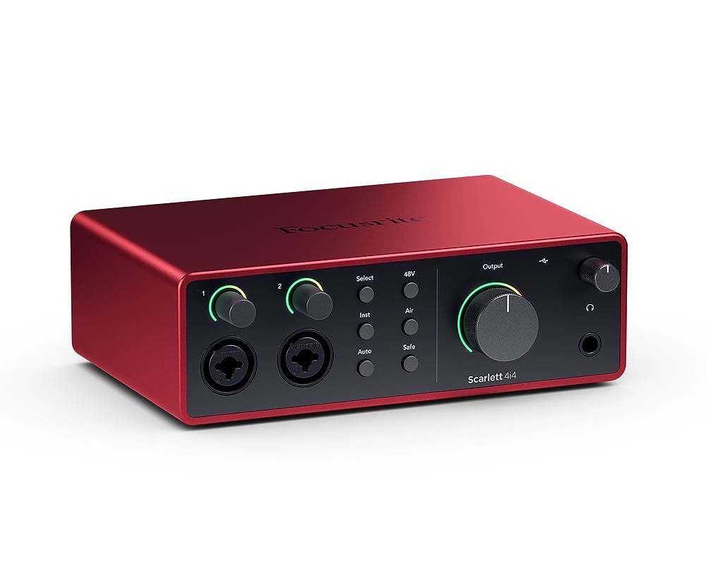 Focusrite Scarlett 4i4 gen4 4In/4Out USBオーディオインターフェイス