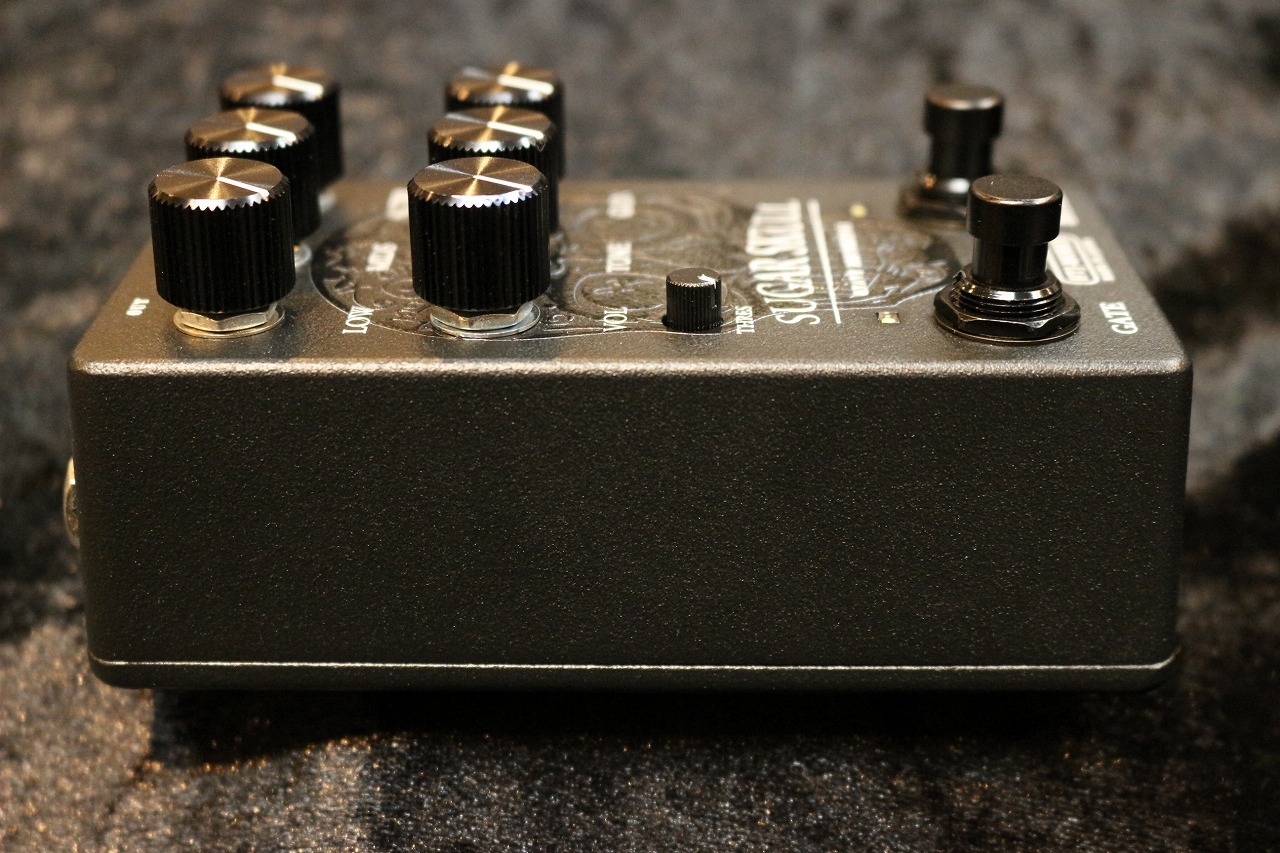 HTJ-WORKS SUGAR SKULL HEAVY DISTORTION / ALL BLACK SKULL【送料無料