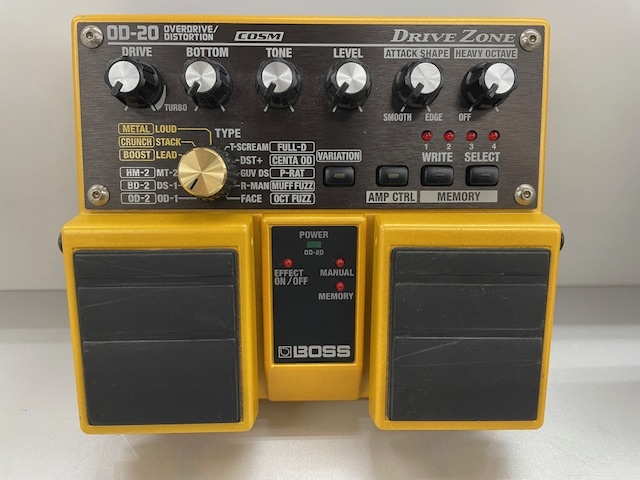 BOSS OD-20 OVERDRIVE/DISTORTION DRIVE ZONE（中古/送料無料）【楽器