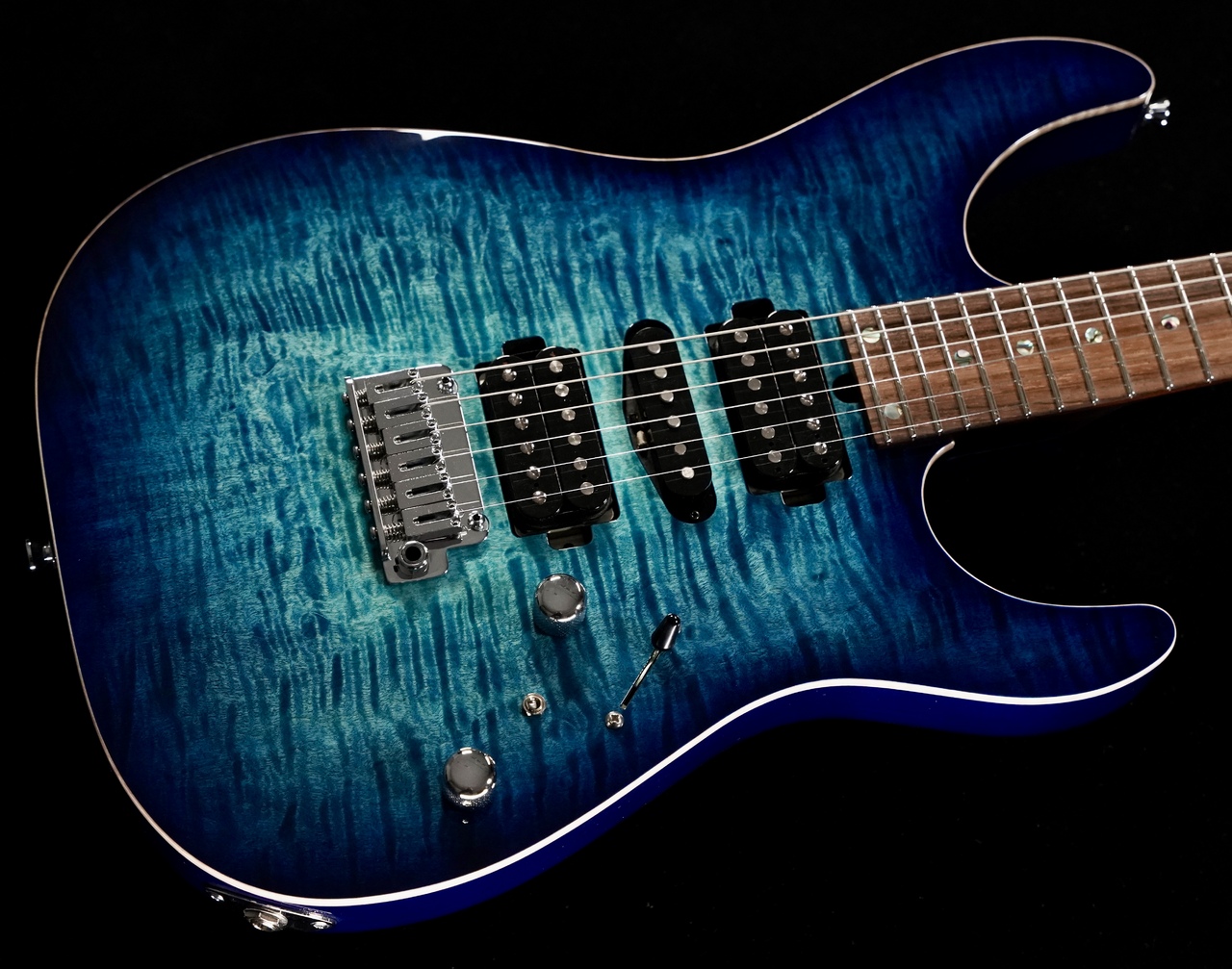 T's Guitars DST-24/5A Exotic Flame Maple Top&Back,BRW FB【T's専用パネル PRIME GEAR ONBOARD搭載】