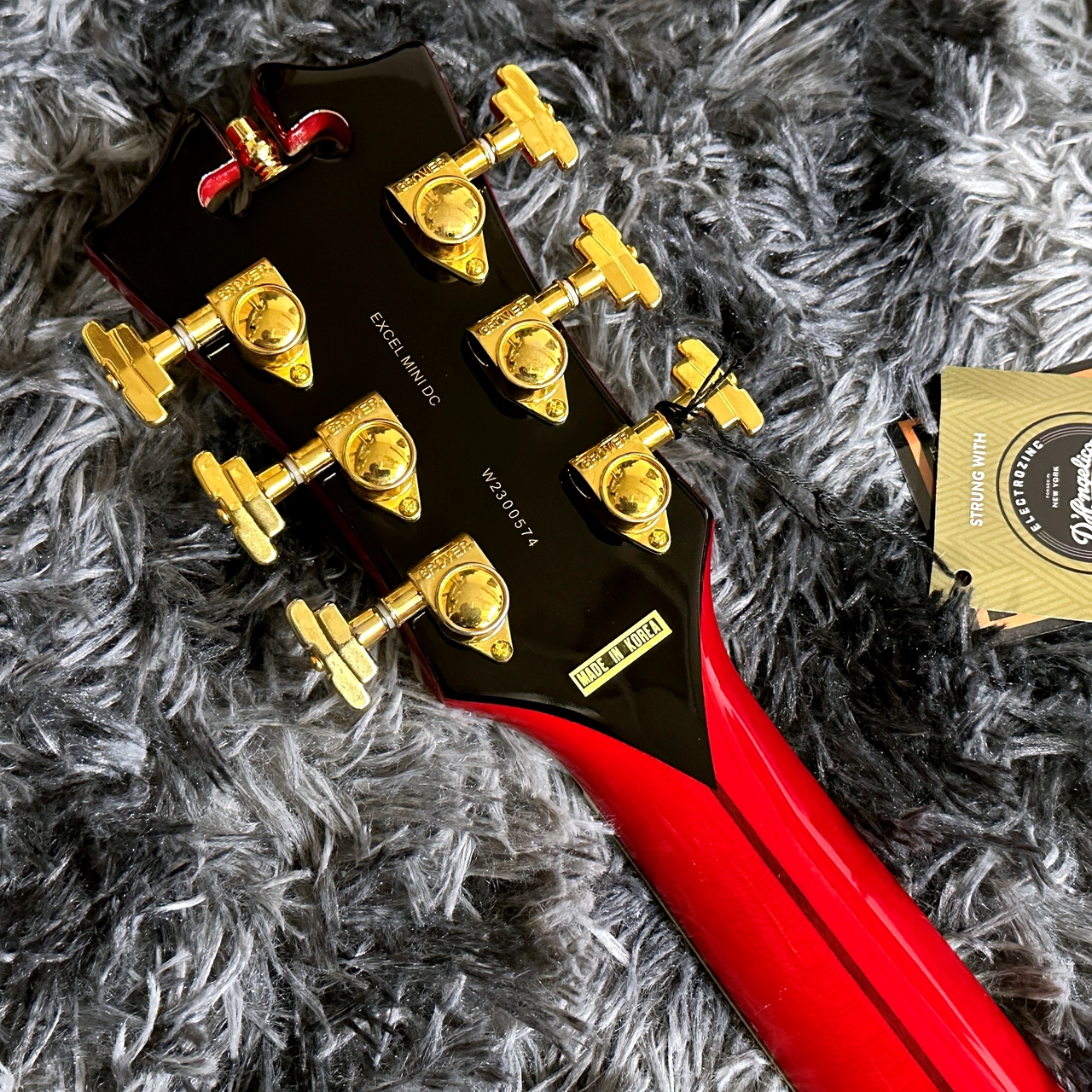 D'Angelico Excel Mini DC Trans Cherry【アウトレット特価