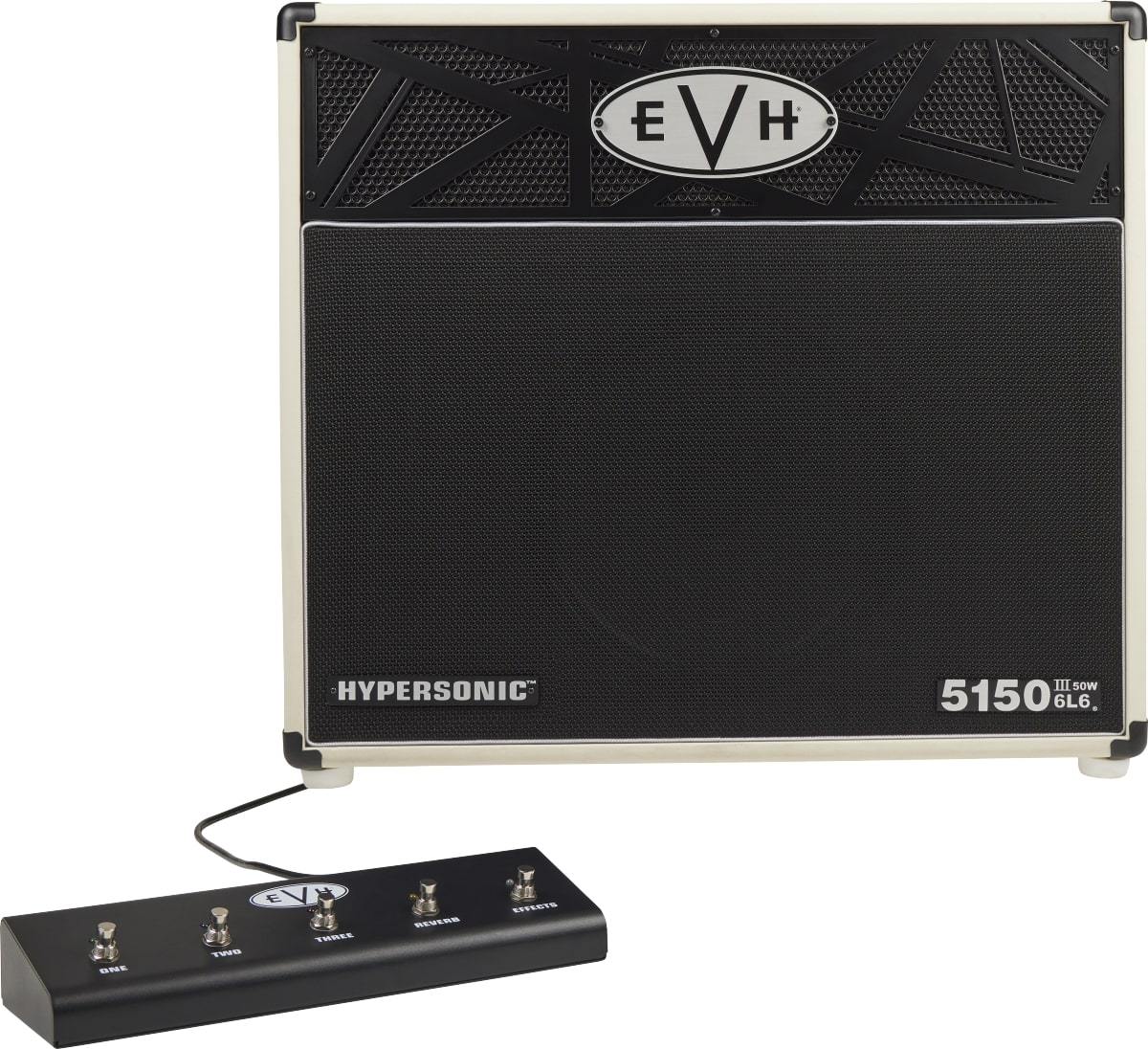 EVH 5150III Hypersonic 6L6 1x12 Ivory 50ワット ギターコンボ