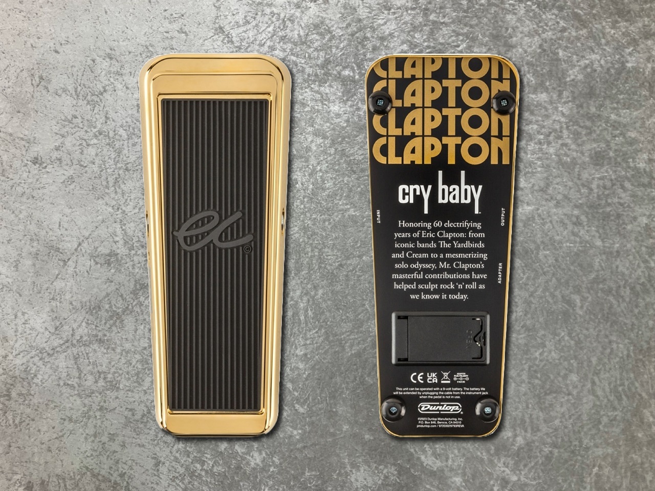 ギター DUNLOP ERIC CLAPTON CRY BABY WAH EC95G ERIC CLAPTON CRY BABY® WAH