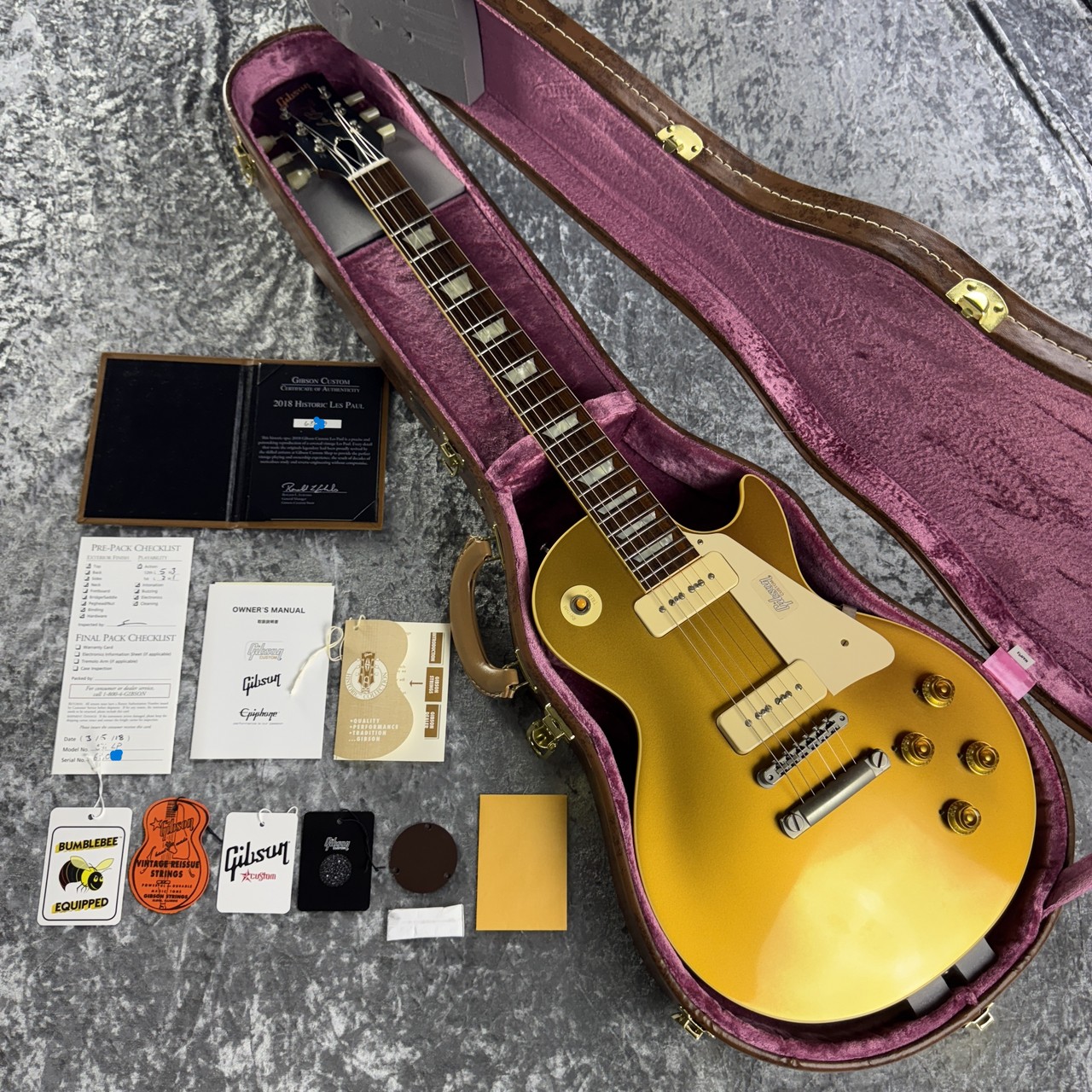 Gibson Custom Shop 【美品中古】1956 Les Paul Gold Top VOS