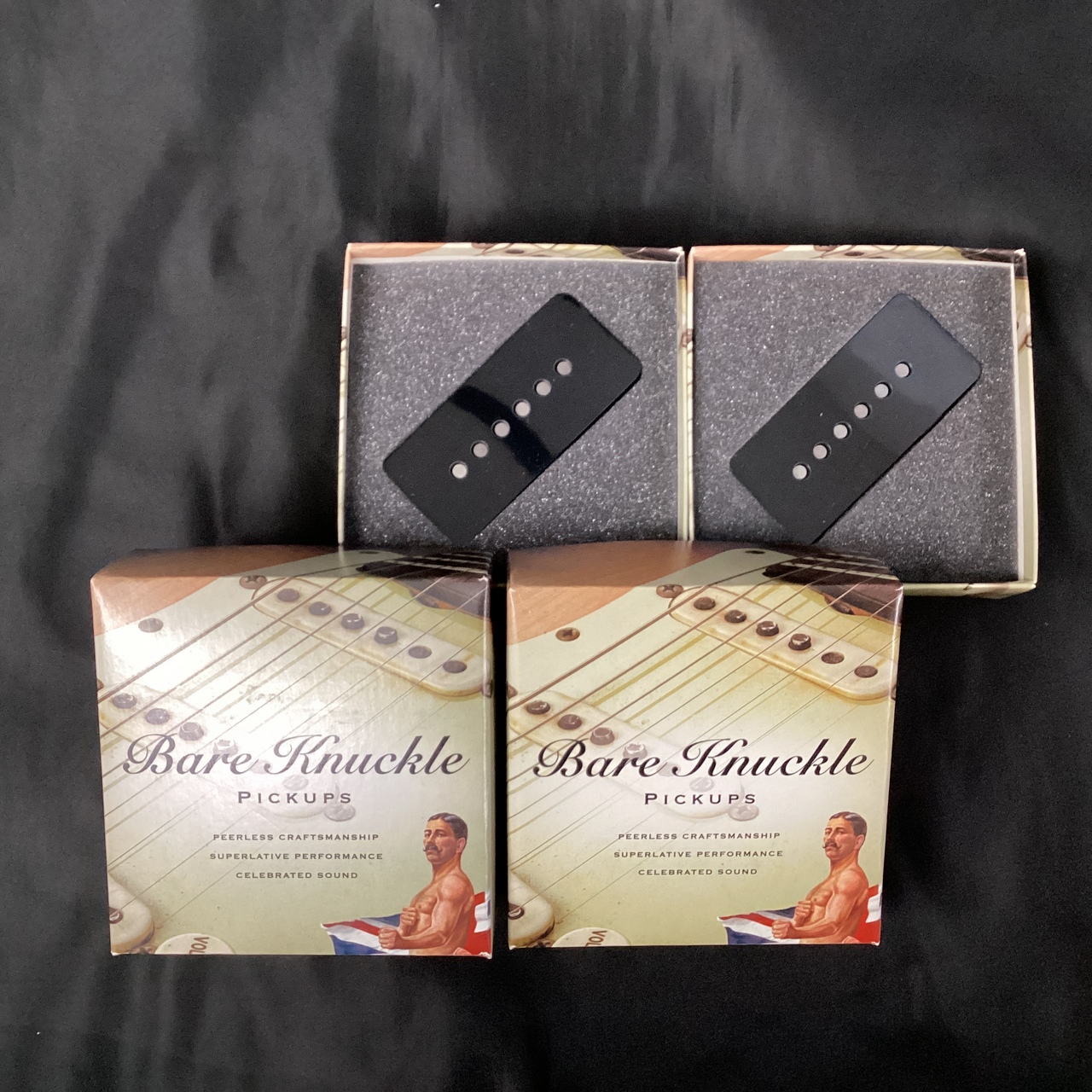 Bare Knuckle Pickups Jurassic Rock'64 Jazz Master/Black SET (ベア 