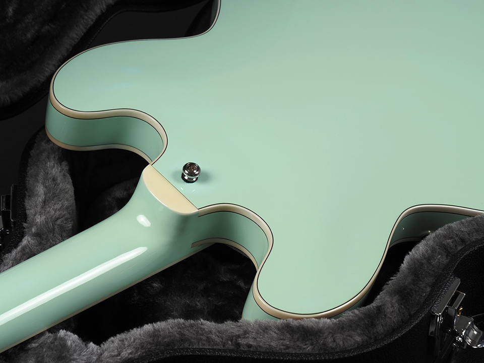 Seventy Seven Guitars EXRUBATO-ZEBRA FINCH SFG ~Surf Green