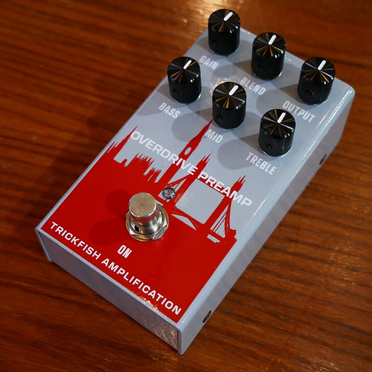 3Band Preamp/OD/Boostプリアンプ/オーバードライブ/ブースタ TRICKFISH AMPLIFICATION OVERDRIVE PREAMP 【オーバードライブ & 3