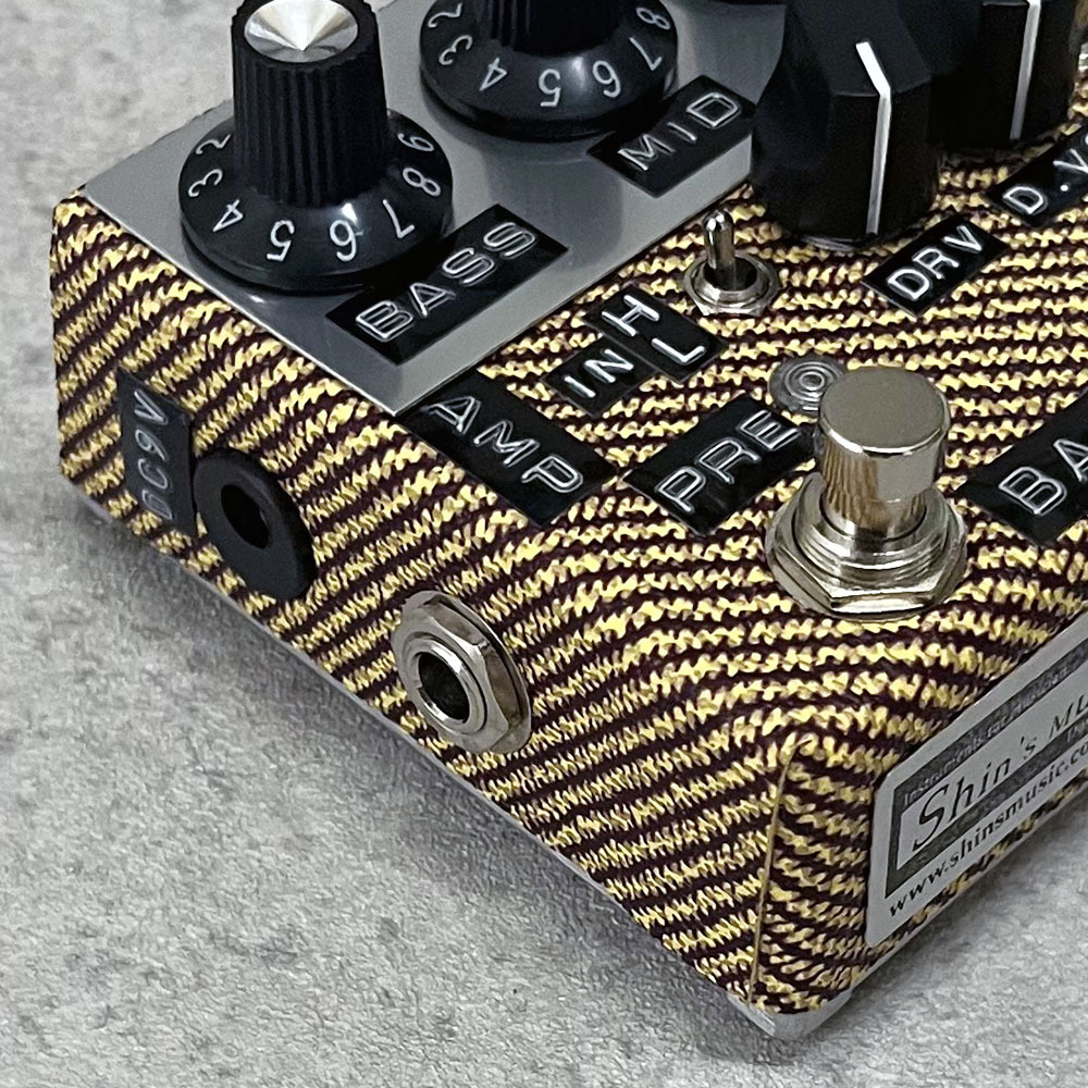Shin's Music Bass Master Preamp Pro+ Vintage Tweed / Num.Knob w