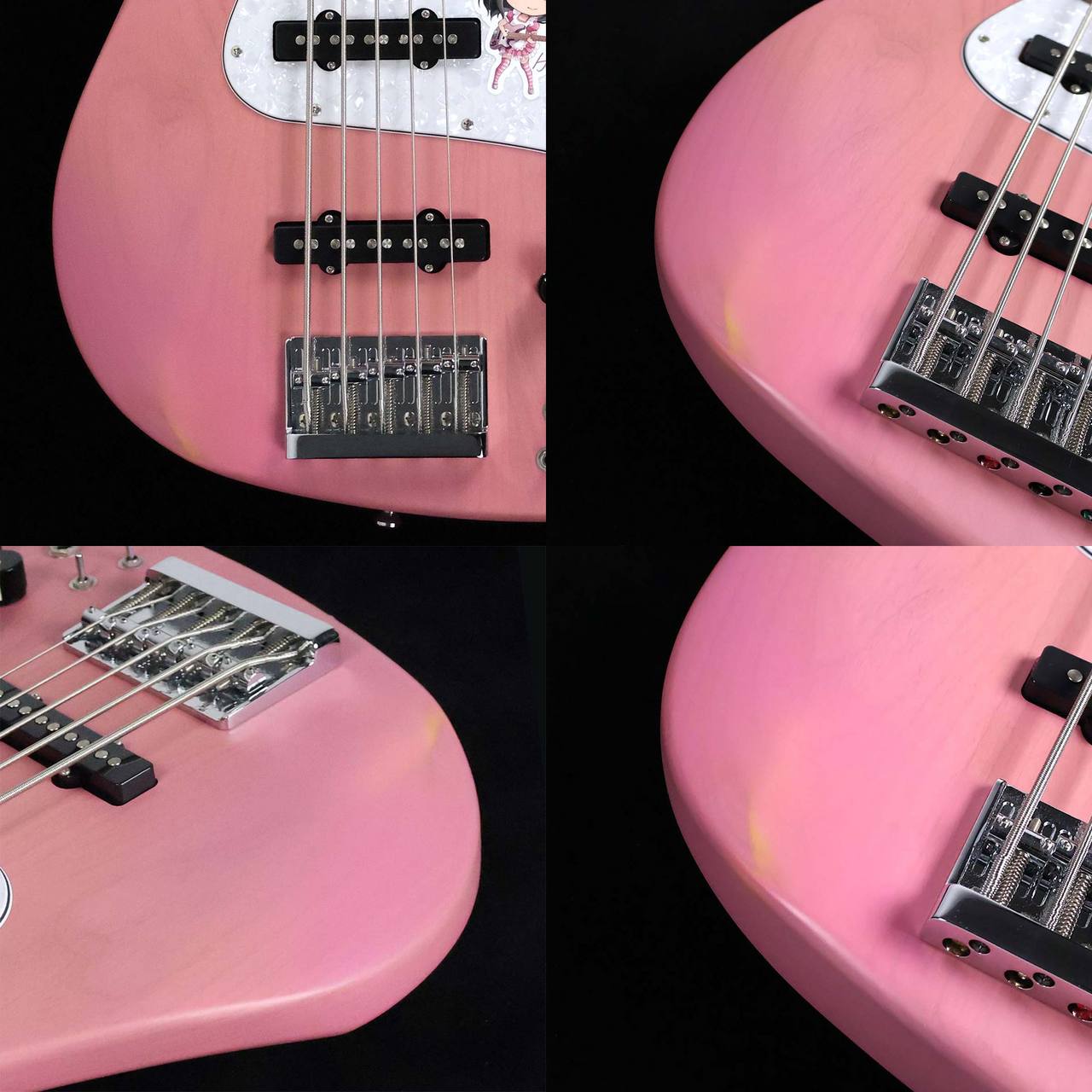 ベース Gack Kikuchi Guitars Custom 5st J Bass Spalted Maple Top Natural 国産 5